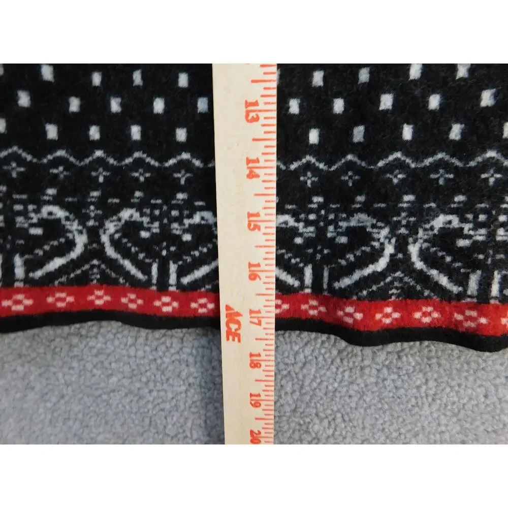 Icelandic Design Youth L Aztec Southwest Jacket Vintage Gray/Red Sweater